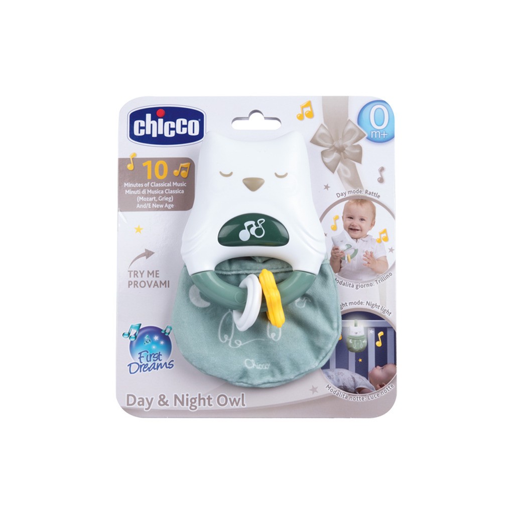 Chicco -Day &amp; Night Owl Rattle