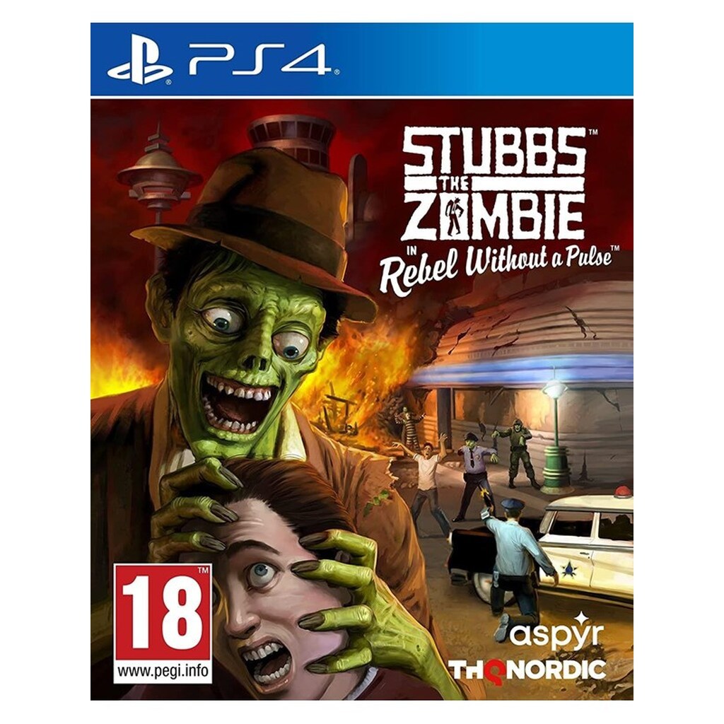 Stubbs the Zombie in Rebel Without a Pulse - Sony PlayStation 4 - Action/Adventure
