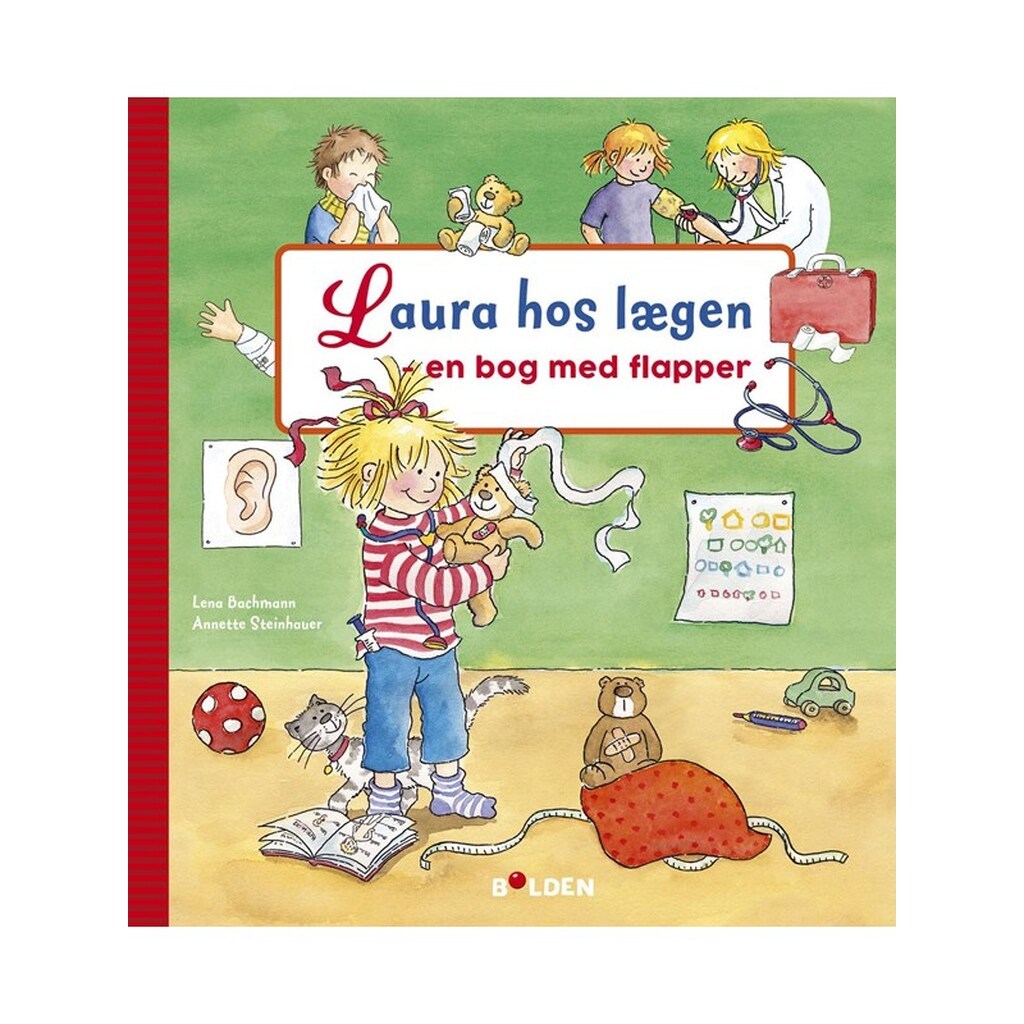 Laura hos lægen - Børnebog - hardcover
