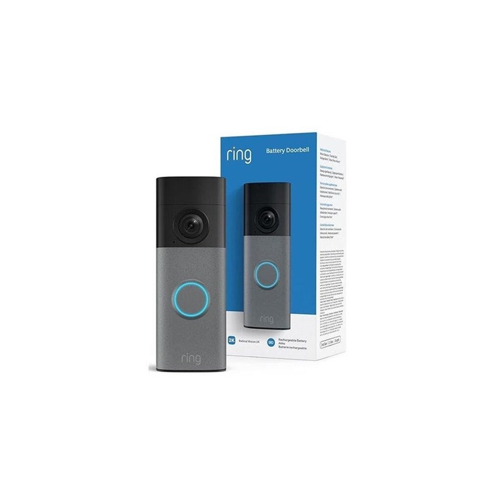 Ring Battery Video Doorbell - Retinal 2K - Specled Grey