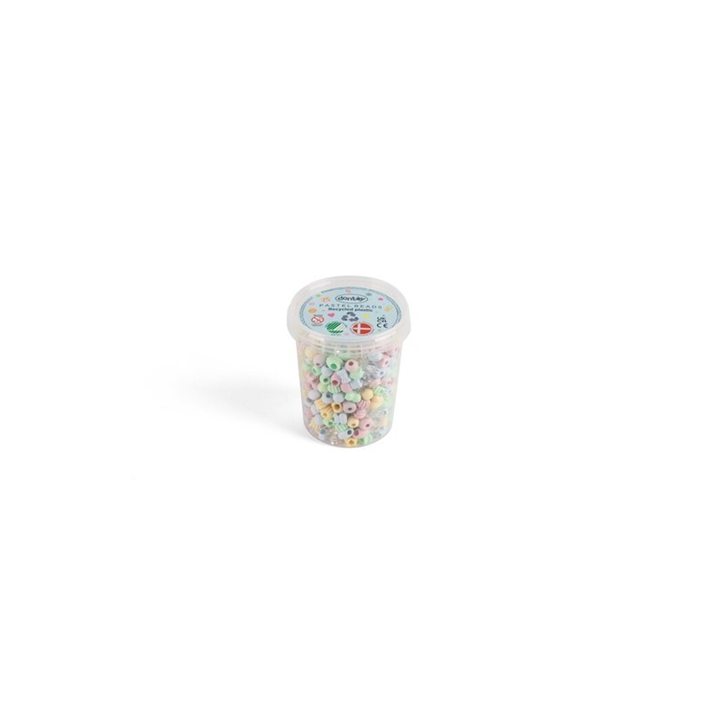 Dantoy Pastel Beads - From Recycled Plastic - 520 pcs