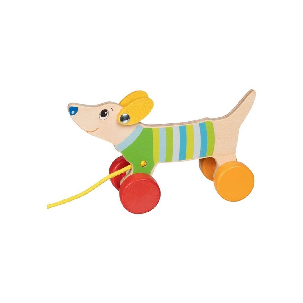 Goki Wooden Pull Along Dog