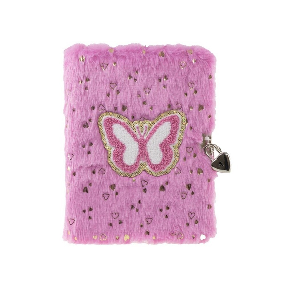 Tinka DAGBOG PLYS ROSA SOMMERFUGL