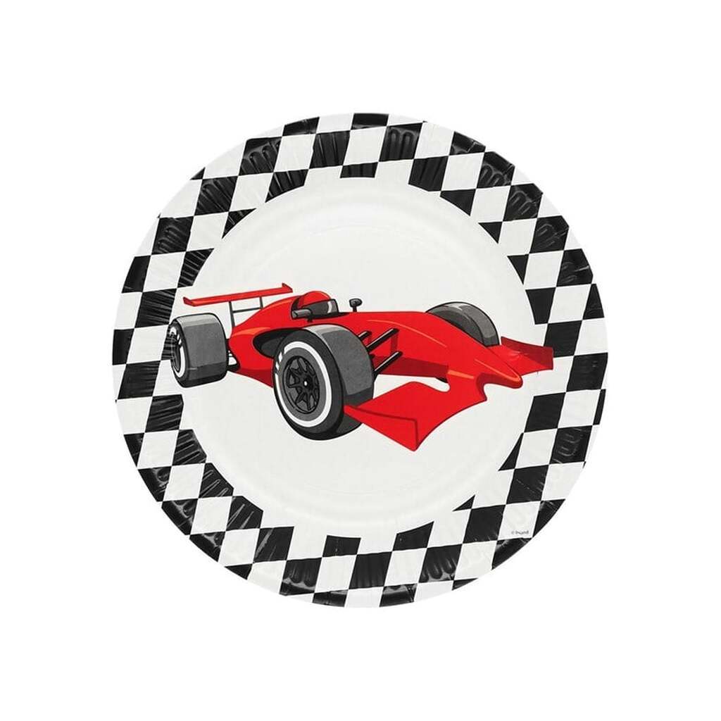 Boland Paper Plates Racing 8pcs.