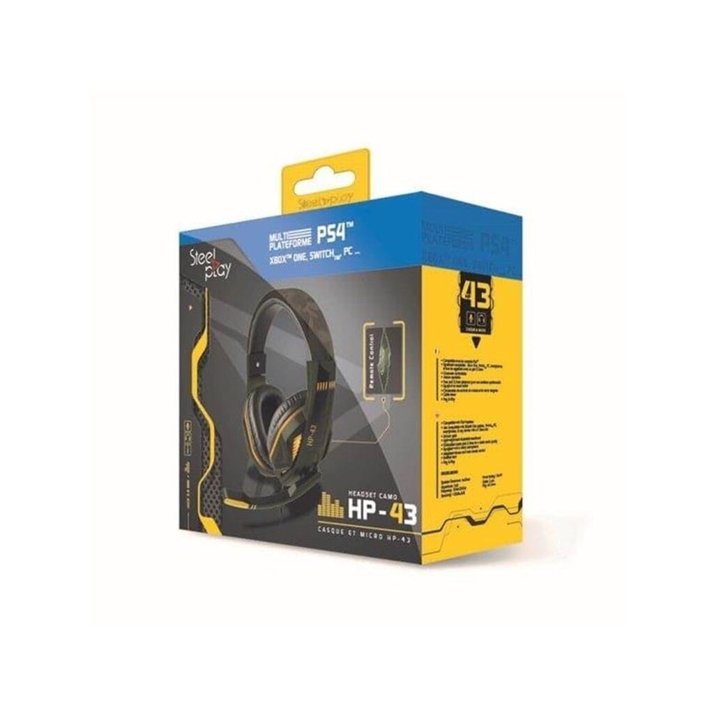 Steelplay HP43 (MULTI) - Wired Headset - Sony PlayStation 4