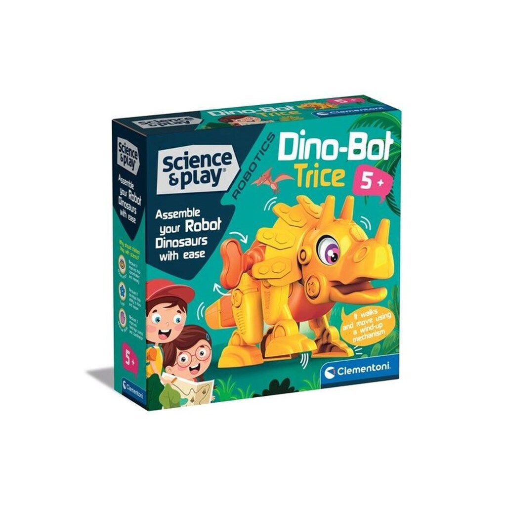 Clementoni Science &amp; Play Robotics Dino-Bot Triceratops