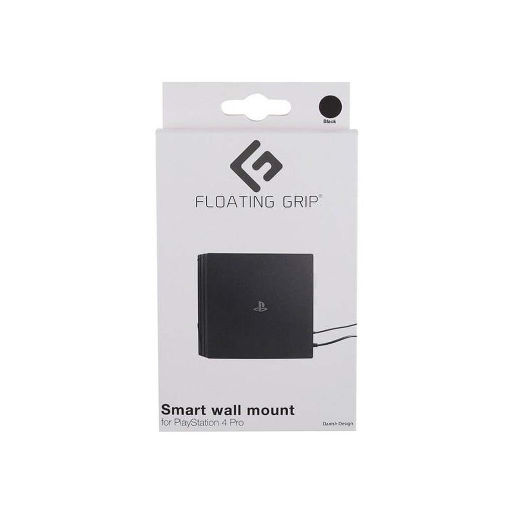 Floating Grip Playstation 4 Pro Wall Mount- Black - Miscellaneous Tilbehør til spillekonsol - Sony PlayStation 4 Pro