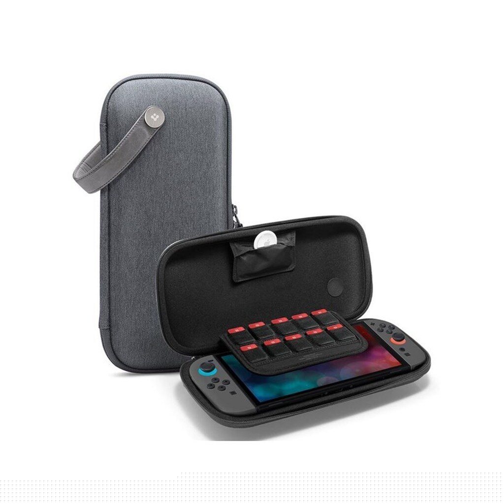 Spigen Klasden Pouch - charcoal gray - Nintendo Switch 2 - Miscellaneous Tilbehør til spillekonsol - Nintendo Switch 2