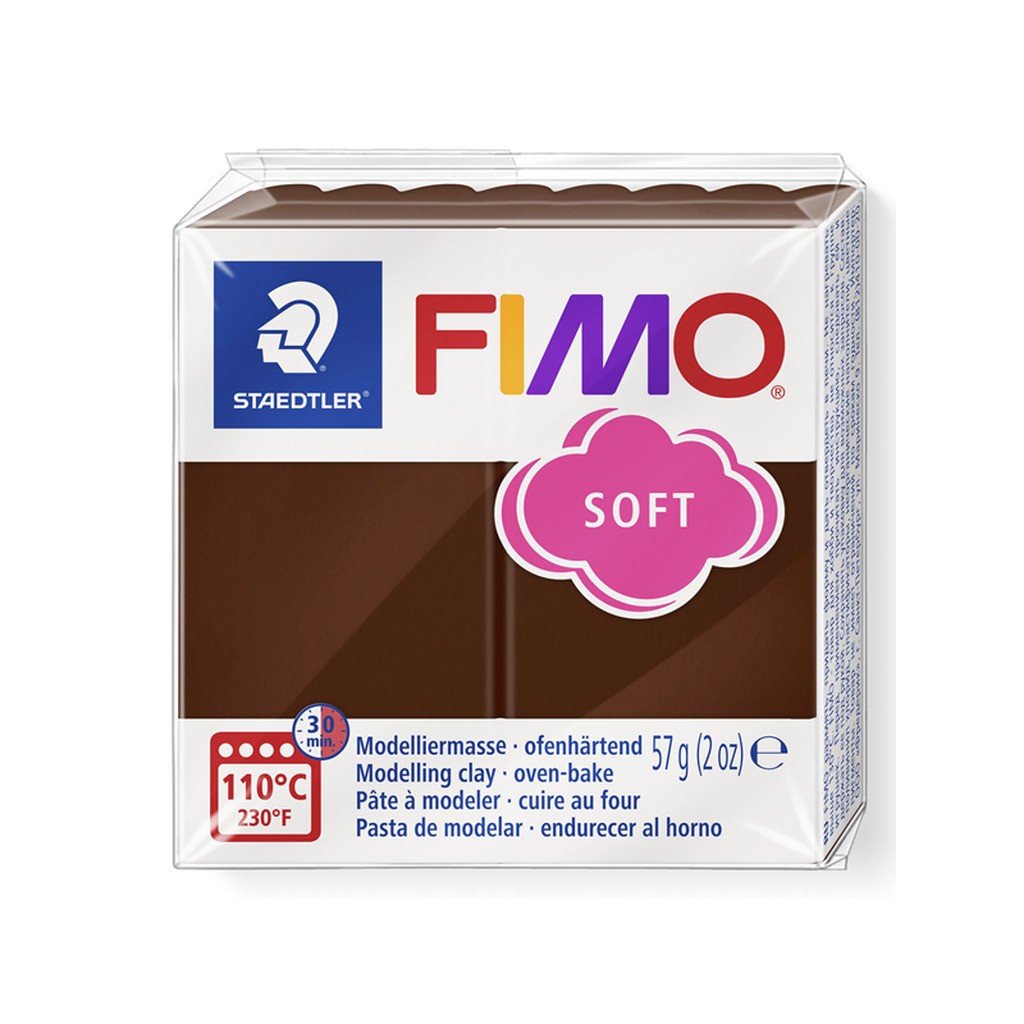 Staedtler FIMO modeller soft 57g. Chokol. Brun