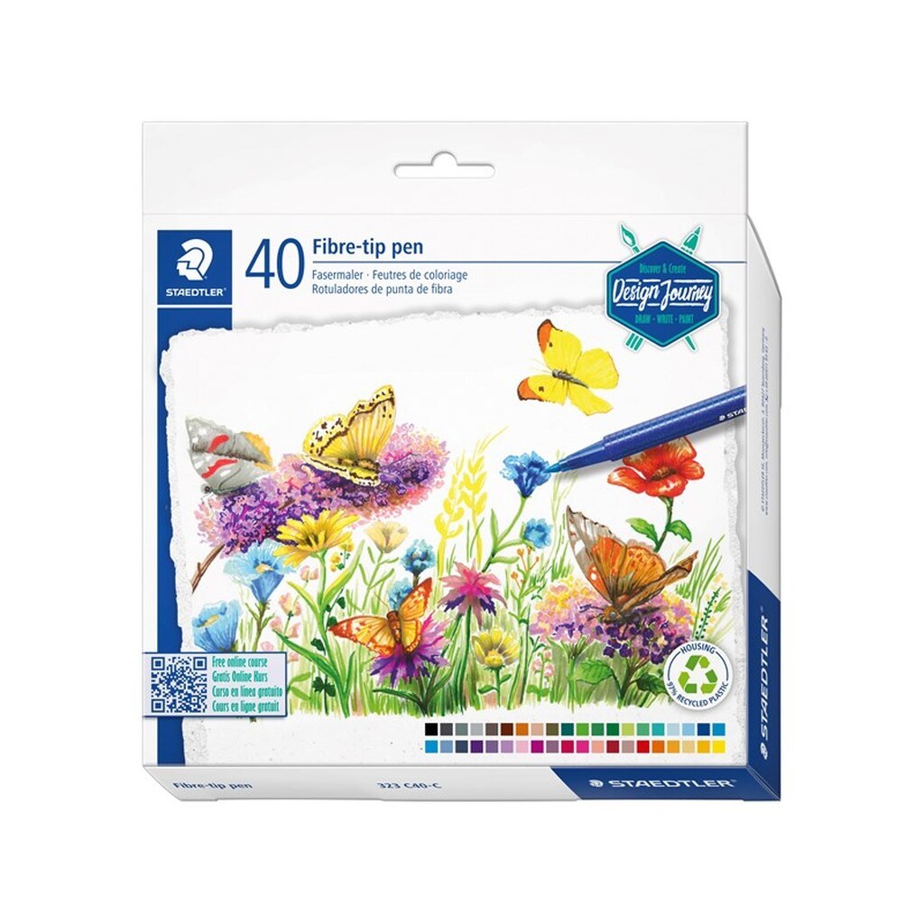 Staedtler TRIPLUS COLOR rPP 1,0MM 40 ASS
