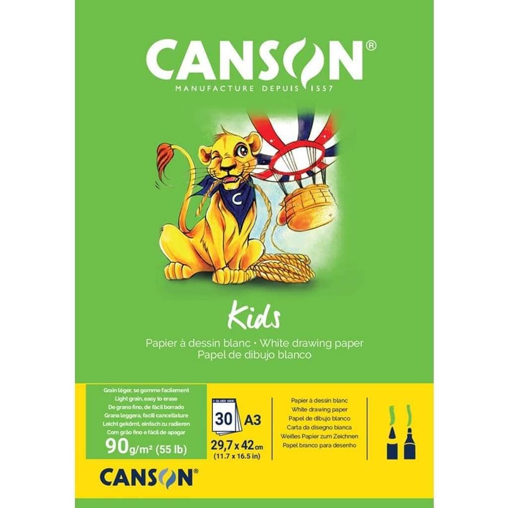 Canson Kids Drawing A3 90G Pad 30 SH