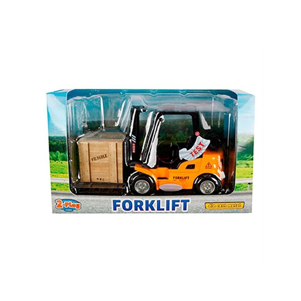 2-Play Traffic 2-Play Die-cast Forklift Truck with Light and Sound 14cm