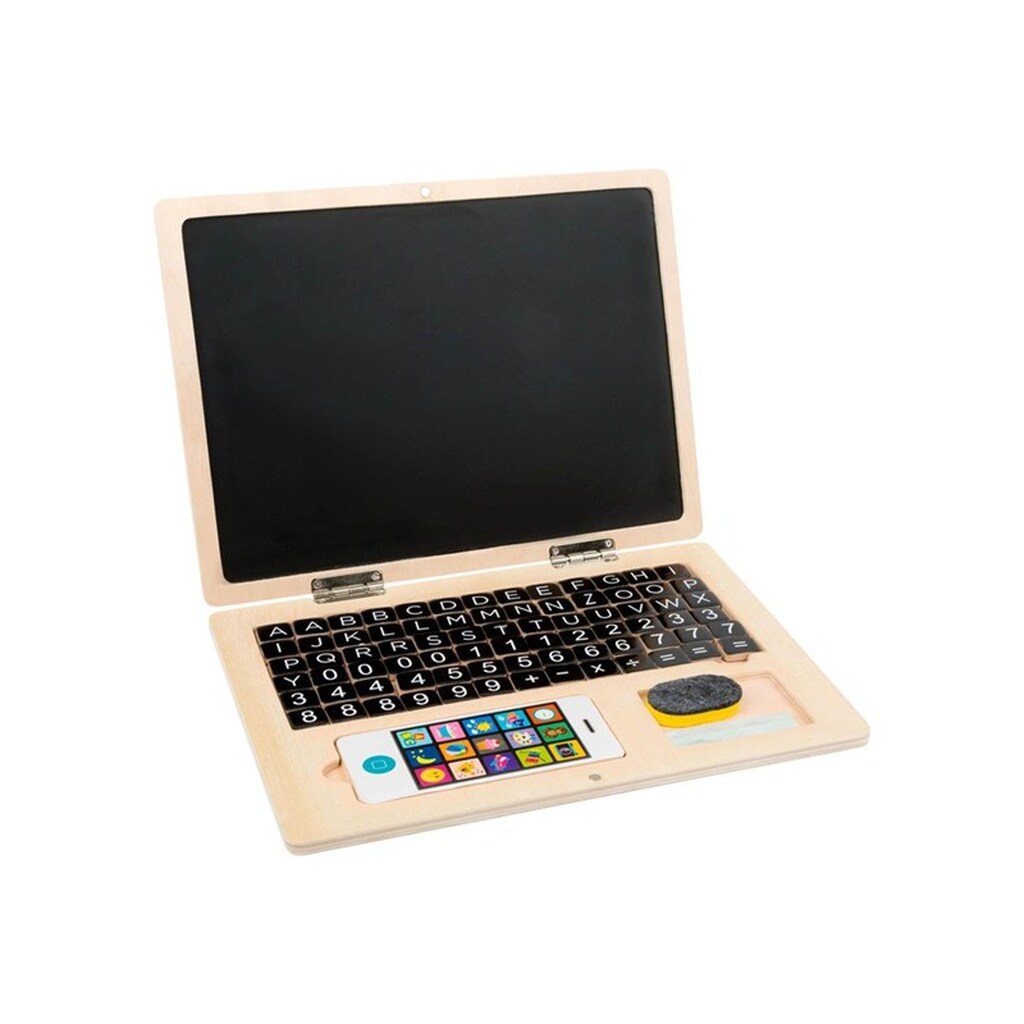 Small Foot - Wooden Laptop with Magnetic Board
