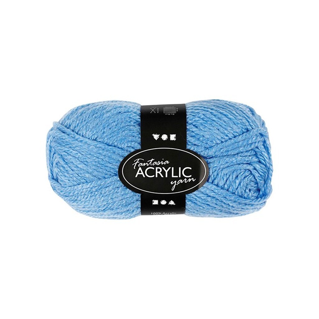 Creativ Company Acrylic yarn Blue 50gr 80m