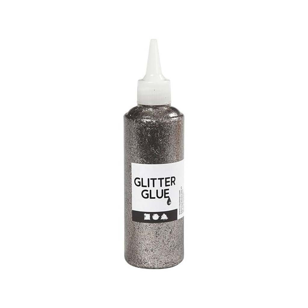 Creativ Company Glitter Glue Silver 118ml