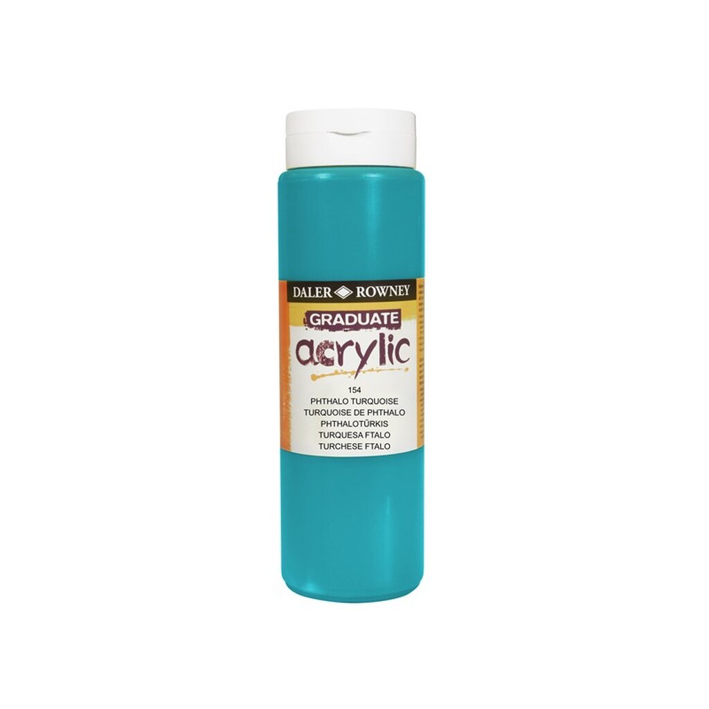 Daler-Rowney Graduate Acrylic 500 ml Phthalo Turquoise