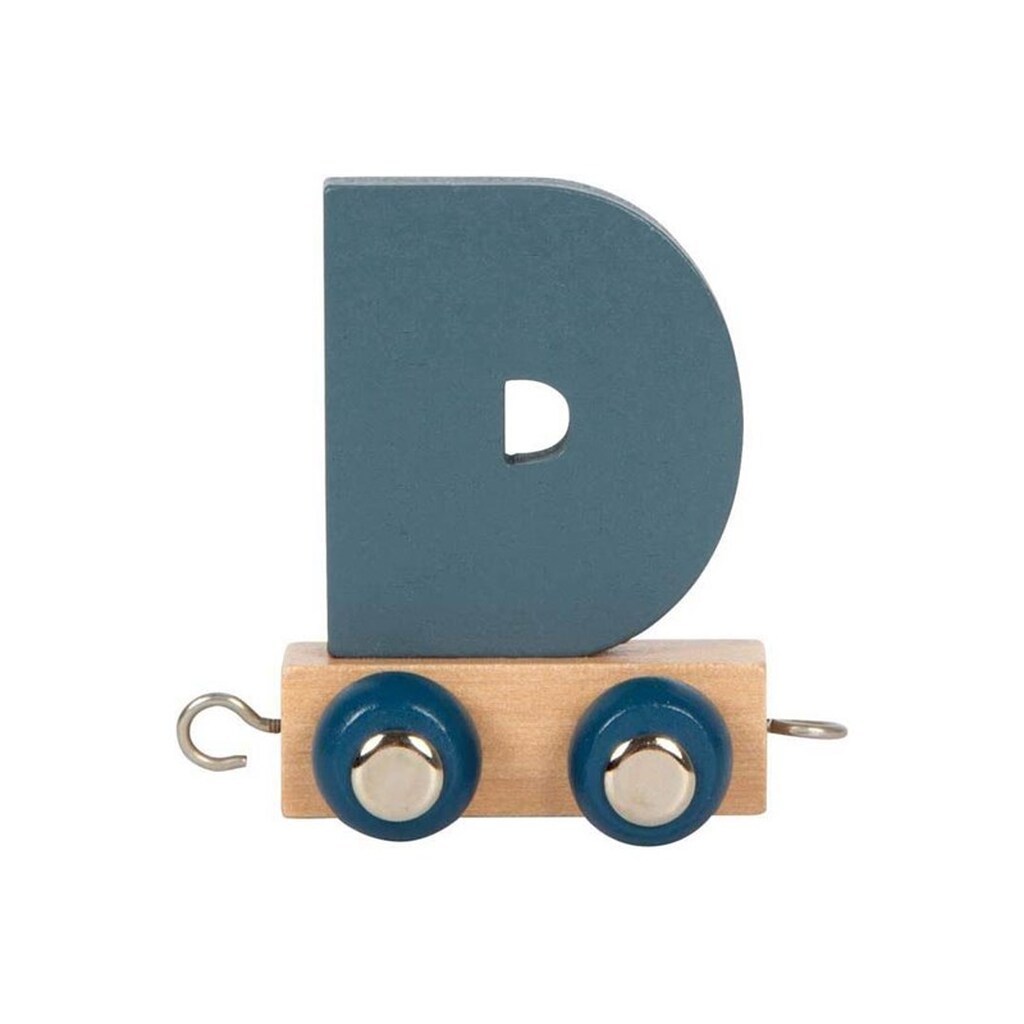 Small Foot - Wooden Letter Train Polar - D