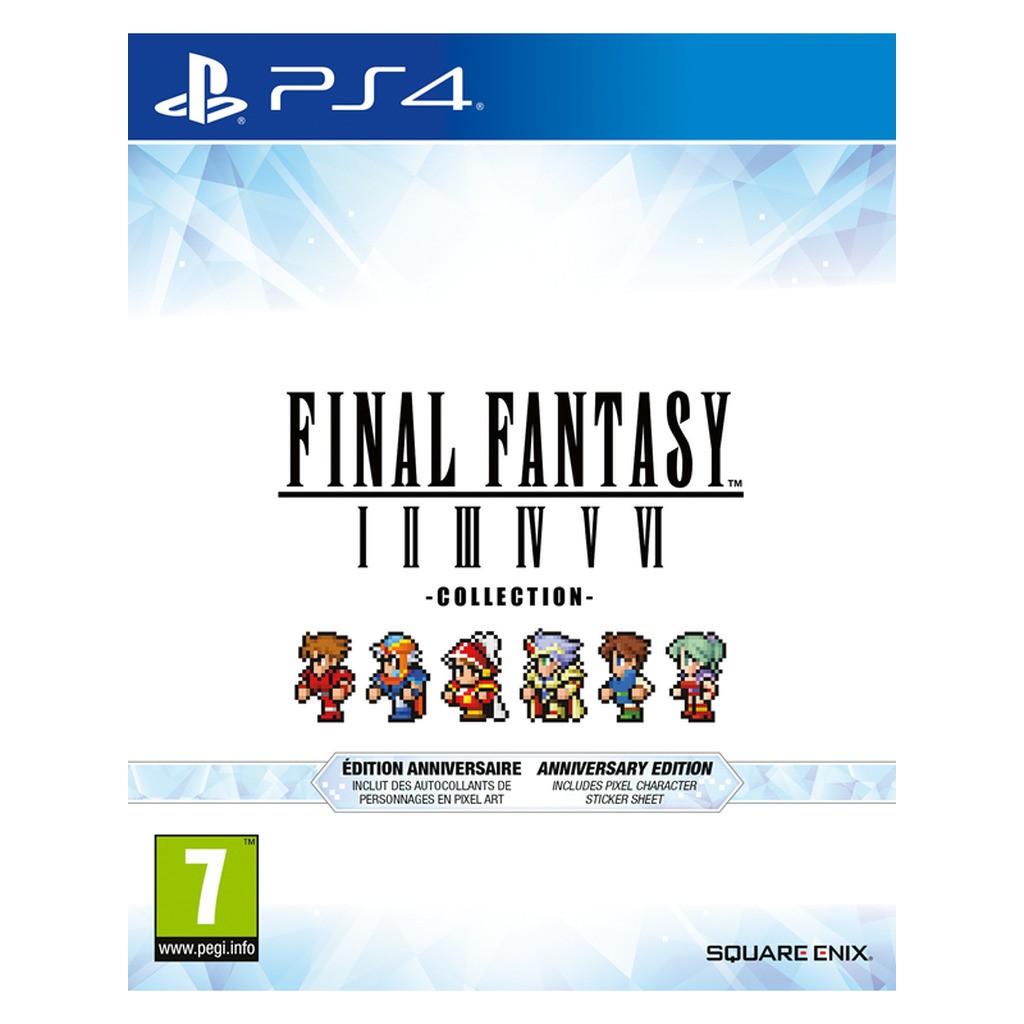 Final Fantasy I-VI - Collection - (Anniversary Edition) - Sony PlayStation 4 - RPG
