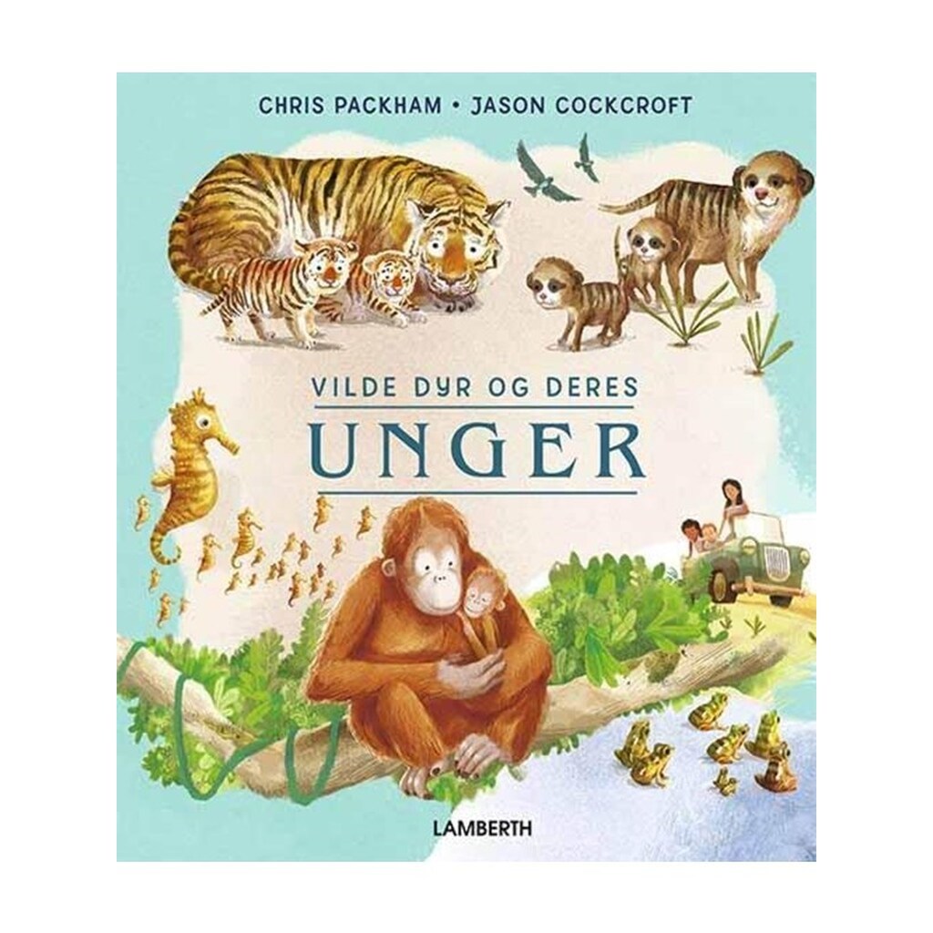 Vilde dyr og deres unger - Børnebog - Hardcover