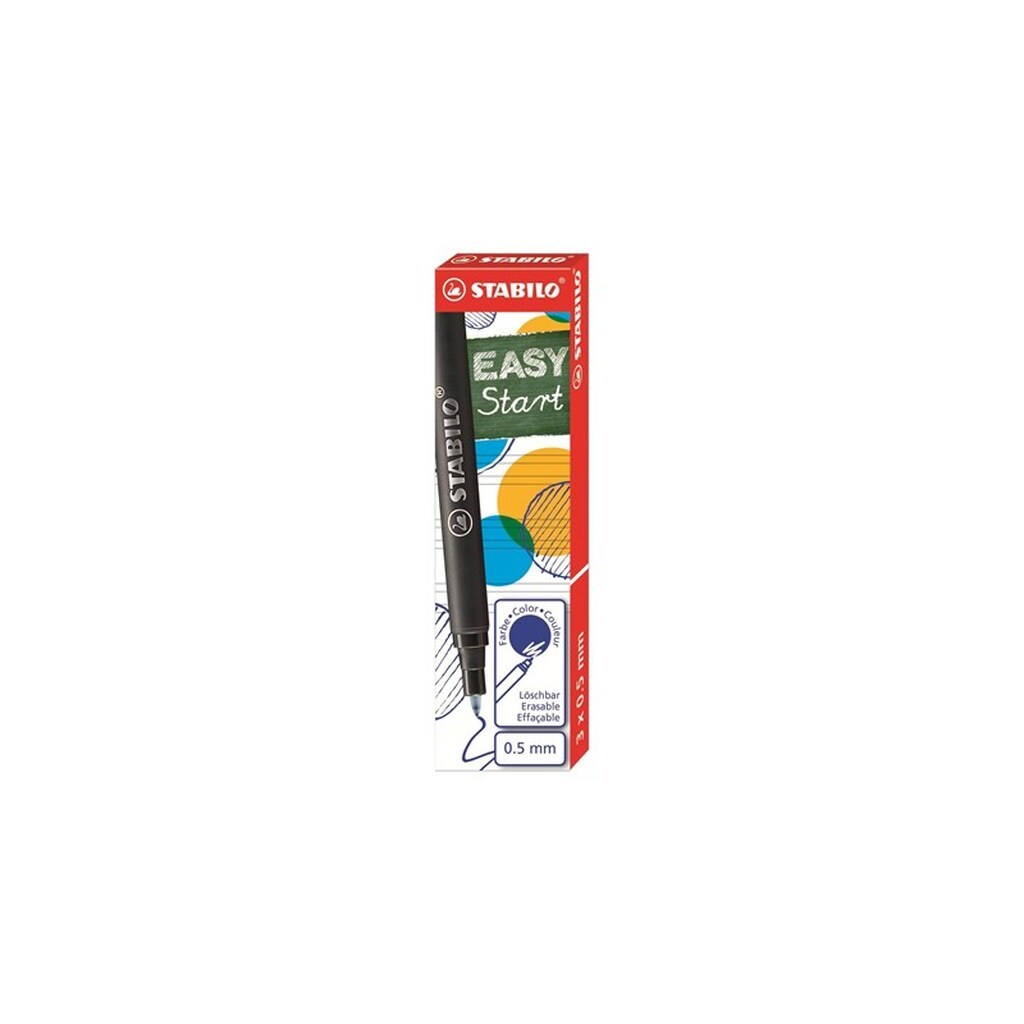 STABILO EASYoriginal - Refill Medium - 3 Pieces - Blue