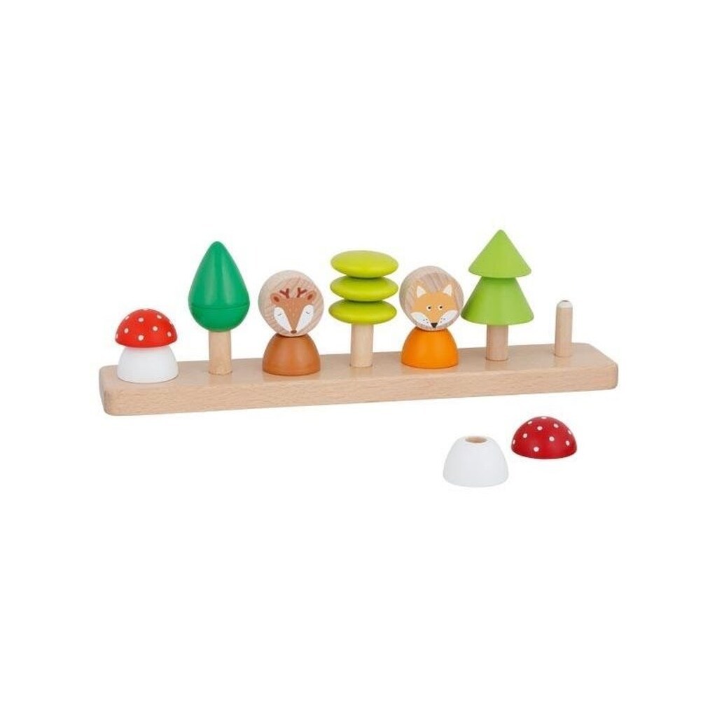 Goki Wooden Color and Shape Sorting Game