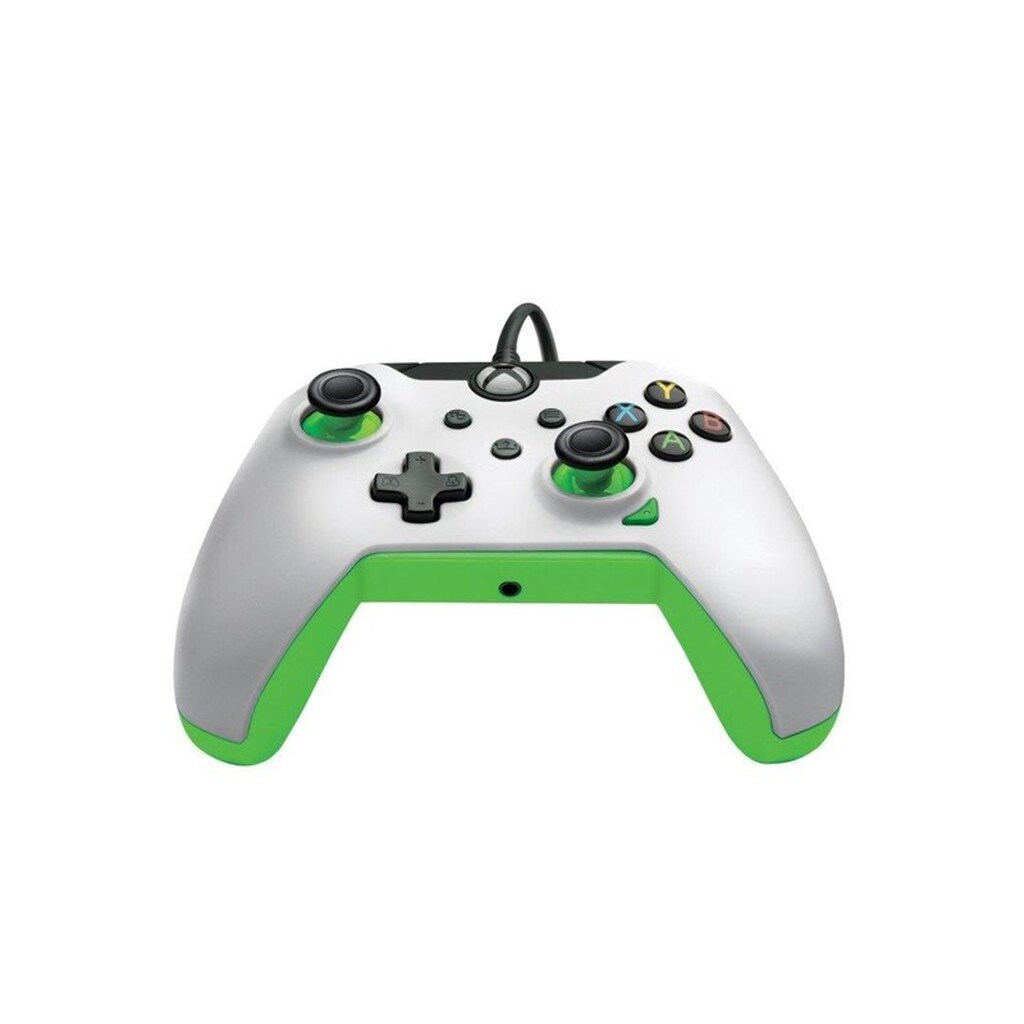 PDP Wired Controller - Neon White &amp; Green - Wired Controller - Microsoft Xbox Series X