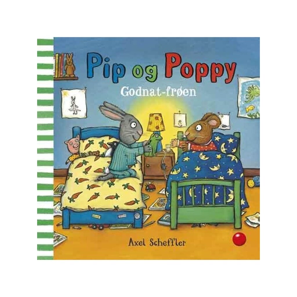 Pip og Poppy: Godnat-frøen - Børnebog - hardcover