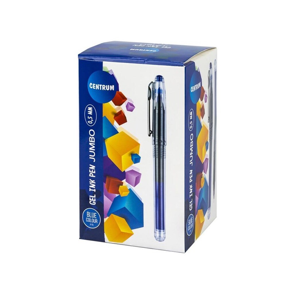 CENTRUM Fineliner m. hætte. Gel Ink. Blå