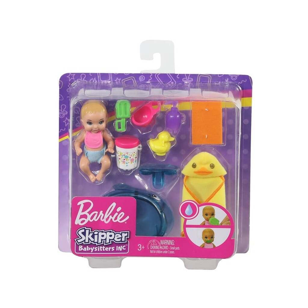 Barbie Skipper Babysitters Inc. Bath Time Playset