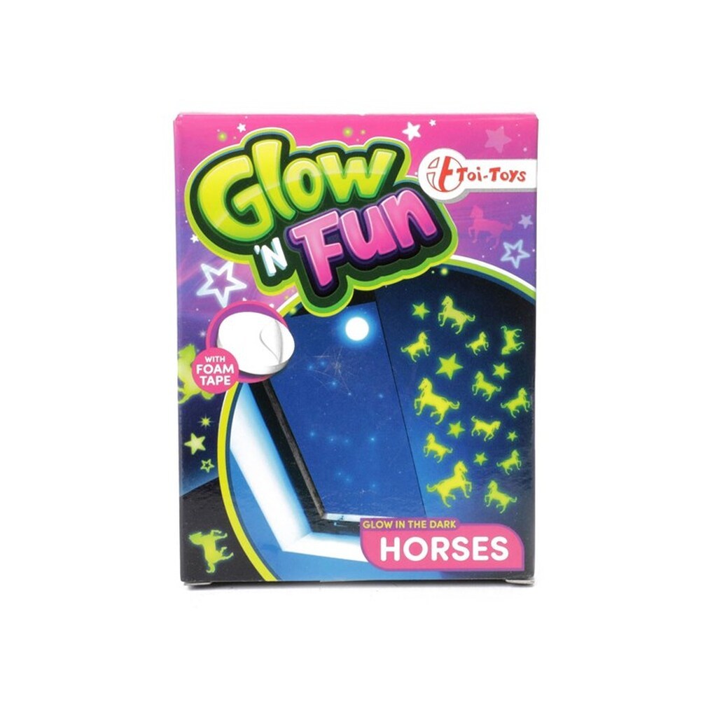 Toi-Toys Glow n Fun Glow in the Dark Horses