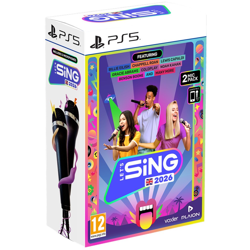 Let&apos;s Sing 2026 + 2 Microphones - Sony PlayStation 5 - Musik