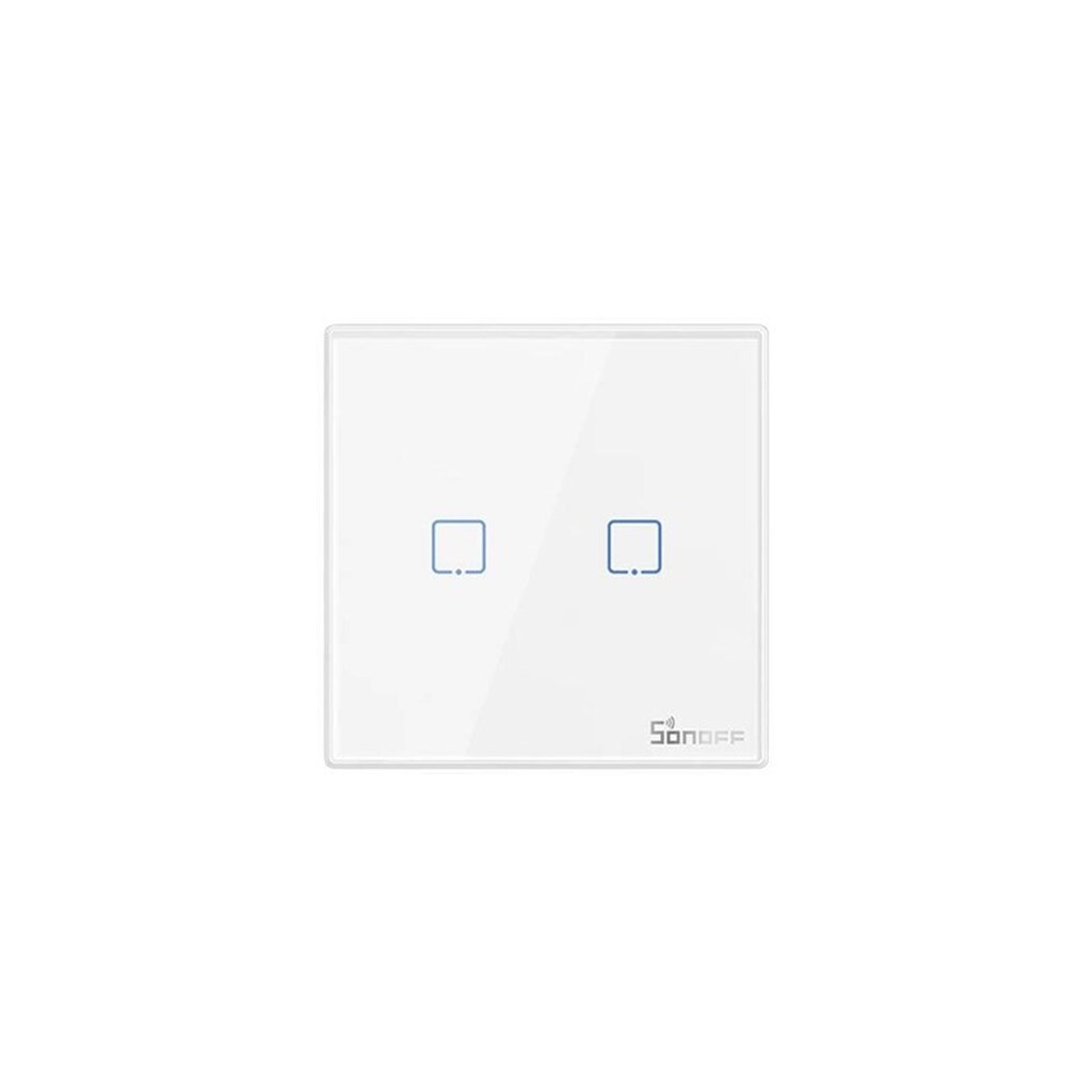 Sonoff Smart Wireless Wall Switch  T2EU2C-RF 433MHz (2-channel)