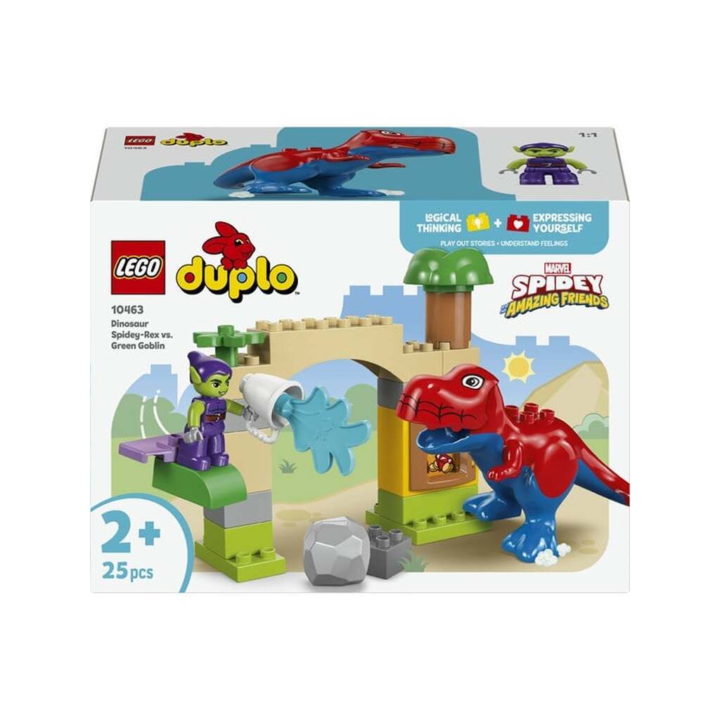 LEGO DUPLO 10463 Spidey-Rex-dinosaur mod Green Goblin