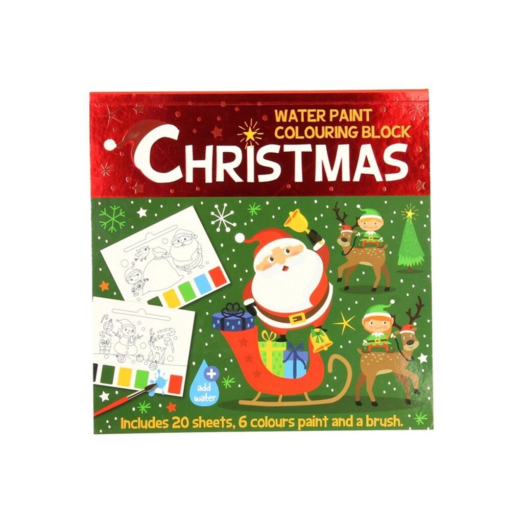 Wins Holland Watercolor block Christmas