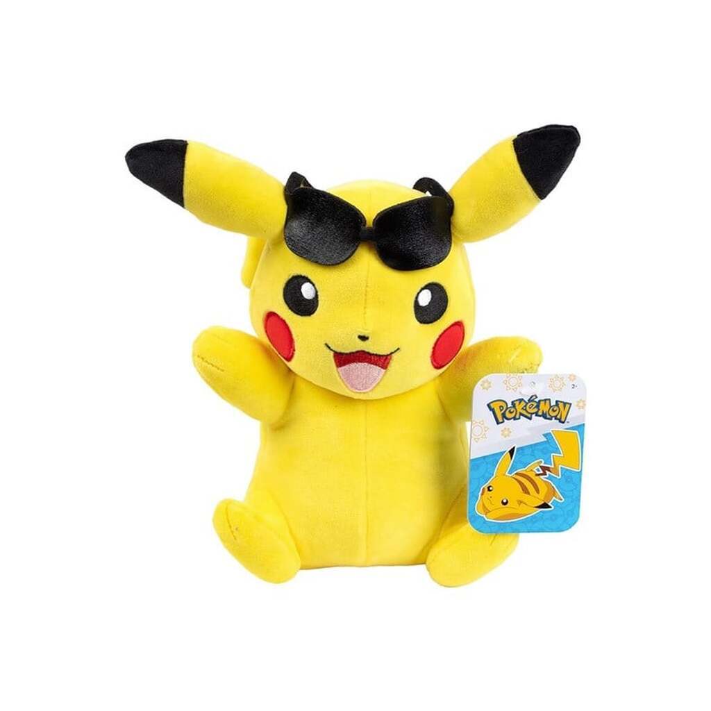 Pokemon Pikachu Bamse med solbriller 20 cm