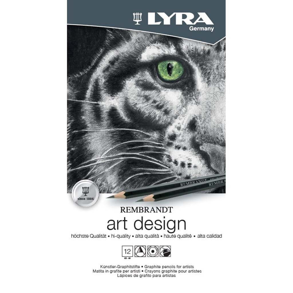 Lyra Rembrandt Art Design Tin box 12 pcs