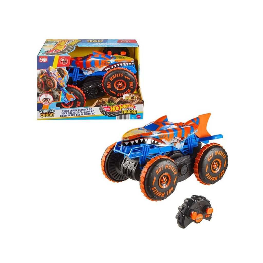 Hot Wheels Monster Trucks Tiger Shark Climber RC Vehicle