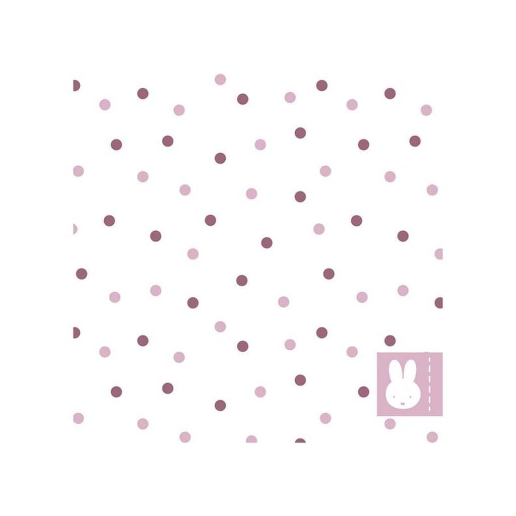 Haza Witbaard Napkins Miffy Pink 20 pcs.