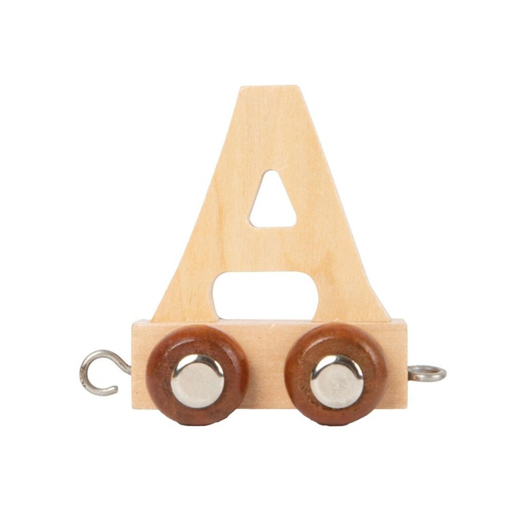 Small Foot - Wooden Letter Train - A - 12 pieces
