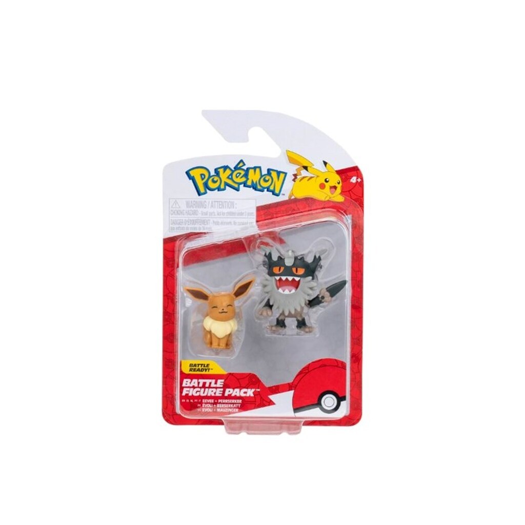 Pokemon Battle Figure Perrserker and Eevee