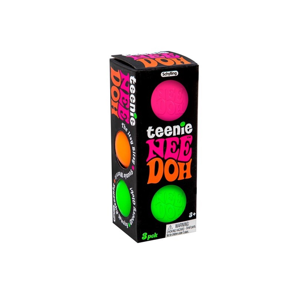 NeeDoh Teenie Nedoh 3-Pack - assorted