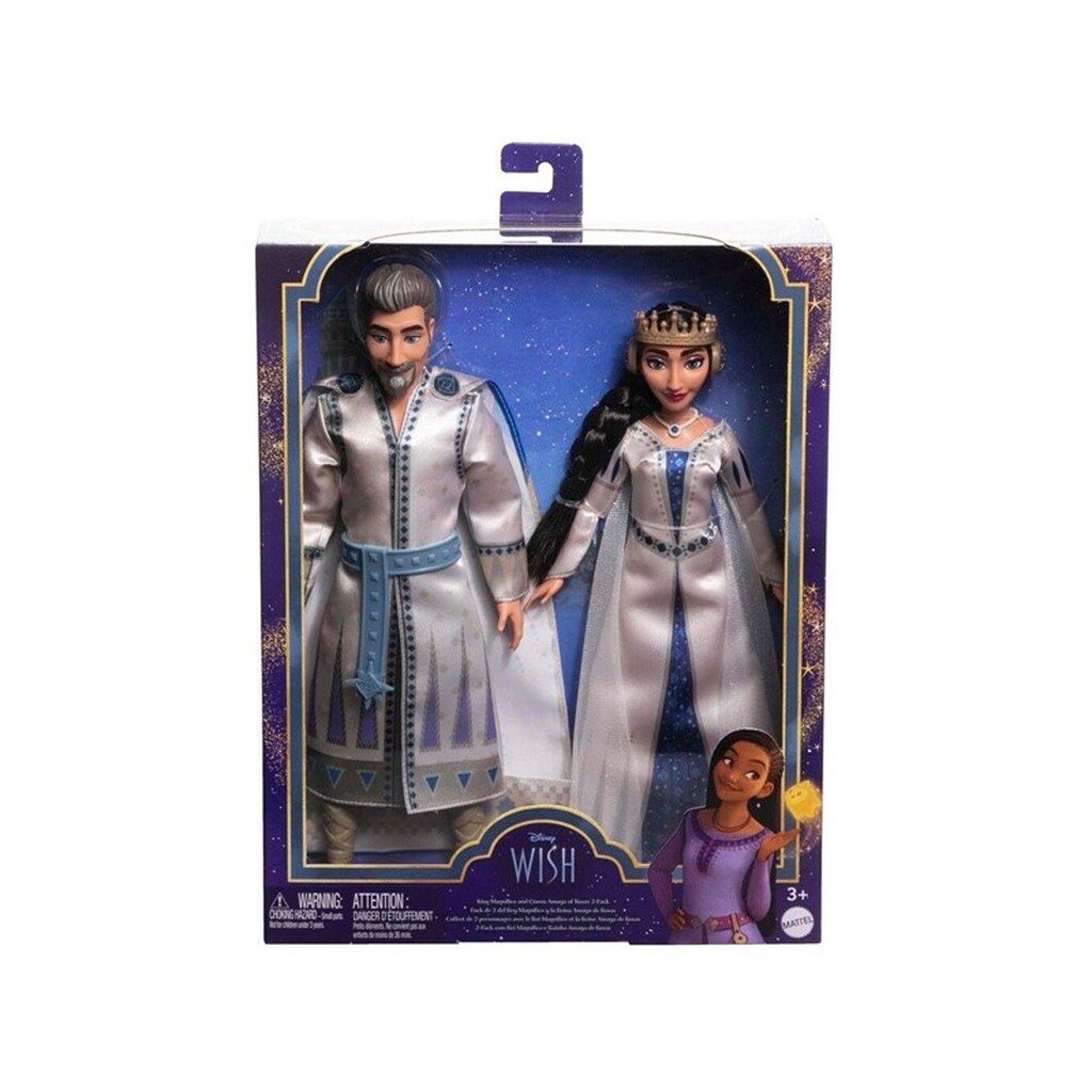 Disney Wish King Magnifico and Queen Amaya of Rosas 2-Pack