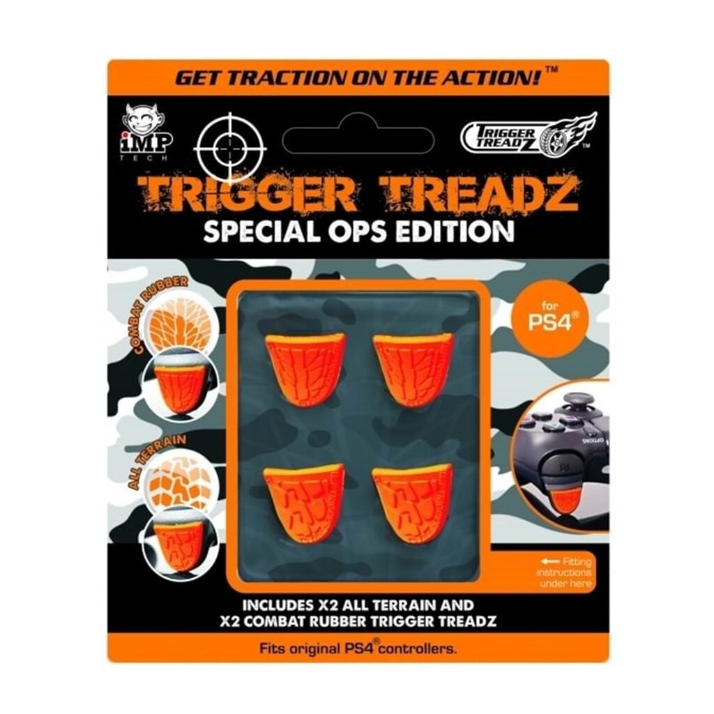 iMP TECH Trigger Treadz Special Ops: 4 Trigger Treadz Pack for PS4 - Miscellaneous Tilbehør til spillekonsol - Sony PlayStation 4