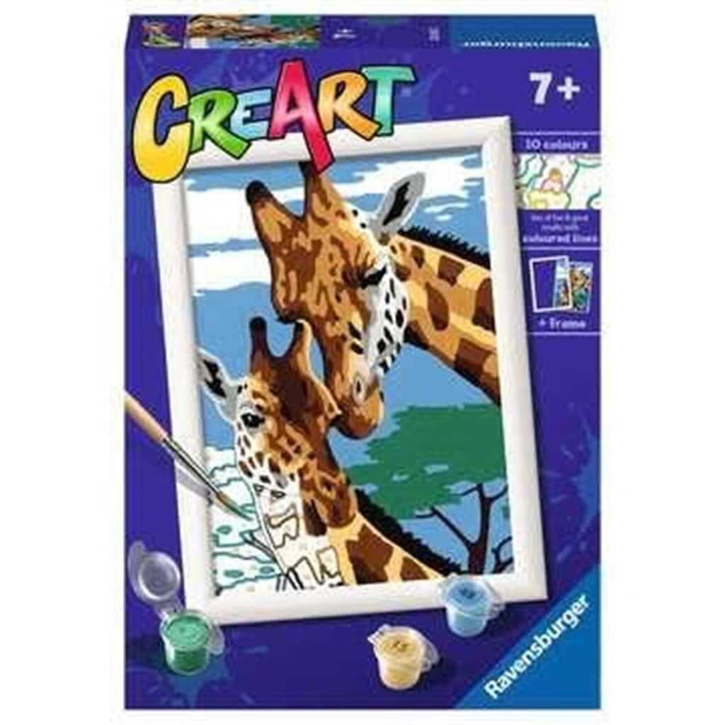 Ravensburger CreArt Paint by Numbers - Cute Giraffes
