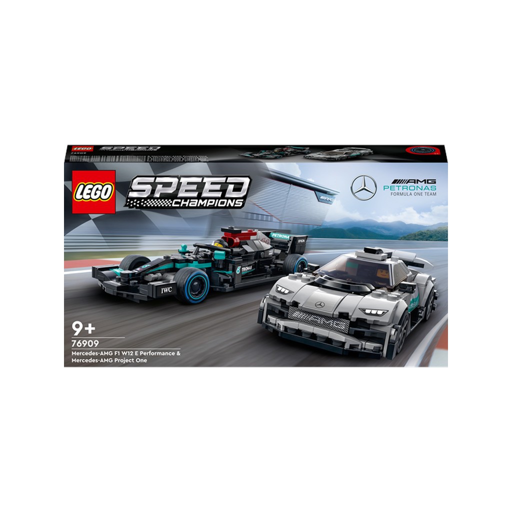 LEGO Speed Champions 76909 Mercedes-AMG F1 W12 E Performance og Mercedes-AMG Project One