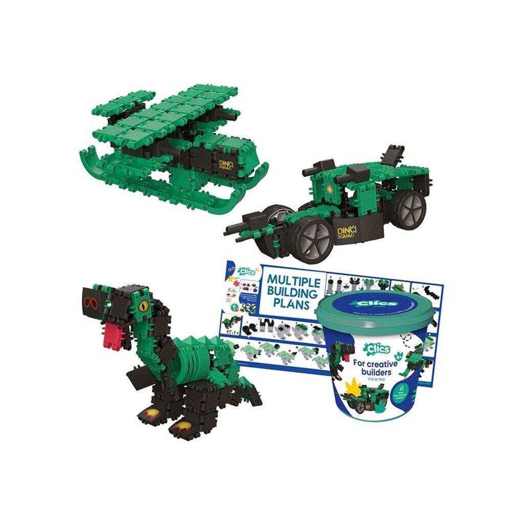 Clics Building Blocks Dino World