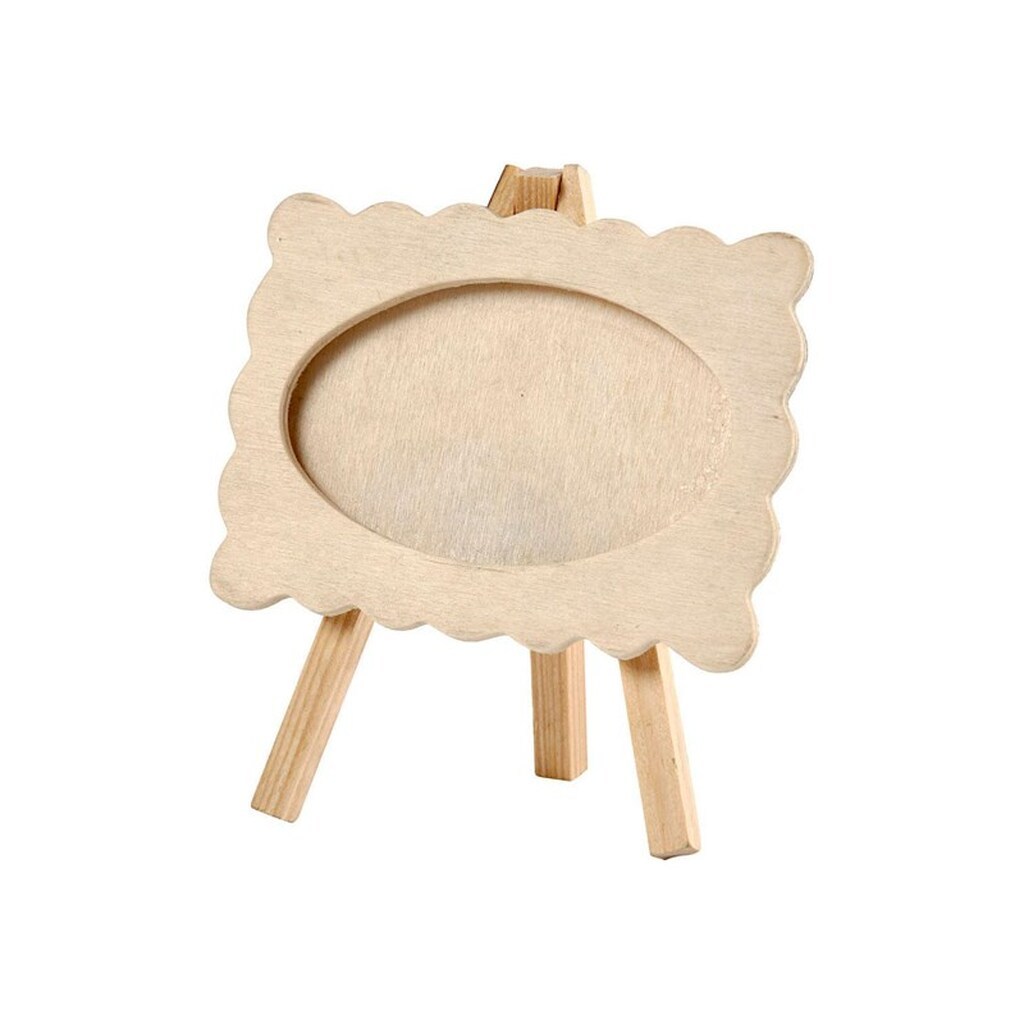 Creativ Company Wooden Photo Frame on Easel 13.2x11.5cm