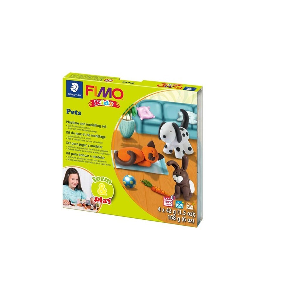 Staedtler FIMO kids F&amp;P. Kæledyr
