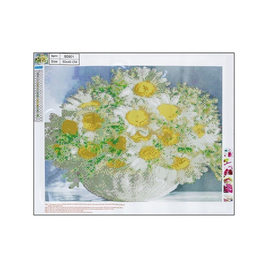 CENTRUM Diamond Painting 40*50cm. BLOMSTER