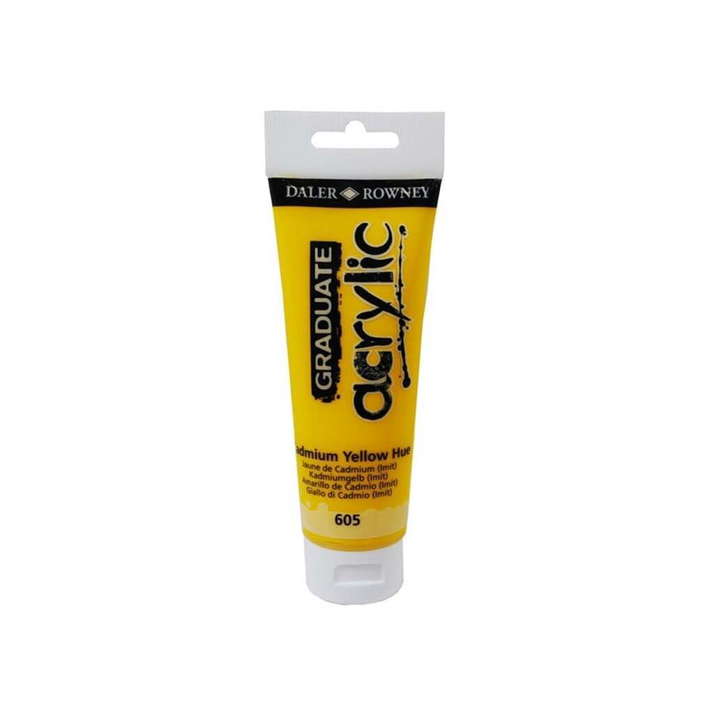 Daler-Rowney Graduate Acrylic 120 ml Cadmium Yellow